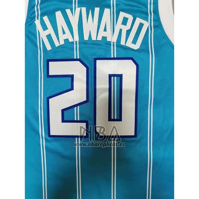 Camiseta Charlotte Hornets Gordon Hayward NO 20 Icon 2020-21 Verde